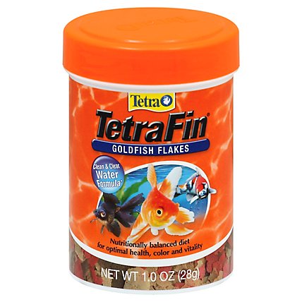 Tetra Fish Food TetraFin Goldfish Flakes Jar - 1 Oz - Image 1