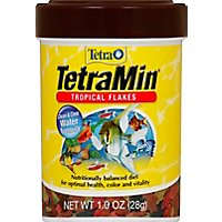 Tetra Fish Food TetraMin Tropical Flakes Jar - 1 Oz - Image 2