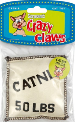 Sergeants Cat Toy Crazy Claws Catnip 50 Lbs - Each - Image 2