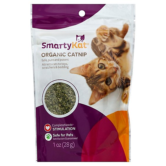 SmartyKat Catnip Organic Pouch - 1 Oz