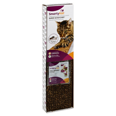 SmartyKat Super Scratcher With Catnip Box - Each