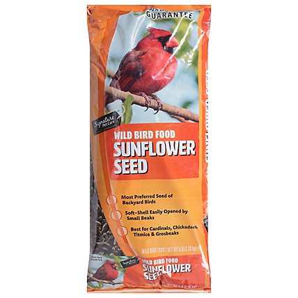 Signature Pet Care Wild Bird Food Sunflower Seeds - 5 Lb - Image 1