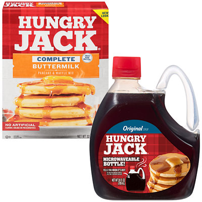 hungry jack syrup or complete pancake waffle mix Albertsons Coupon