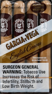 Garcia Y Vega Cigars English Corona - 4 Count - Image 2