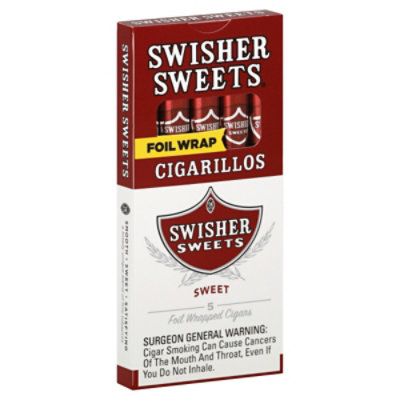 Swisher Sweets Cigarillos - 5 Count - Image 1