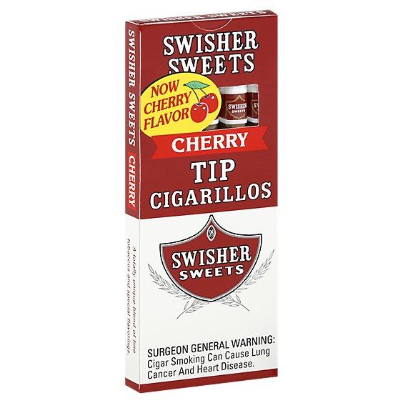 Swisher Sweets Cigarillos Cherry Tip - 5 Count