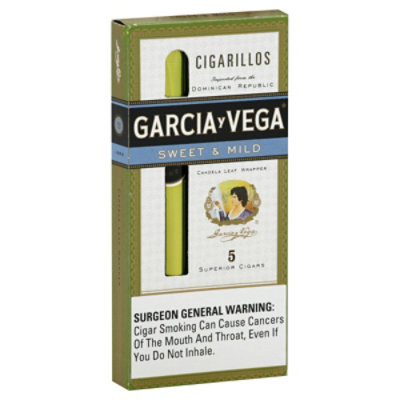 Garcia Y Vega Sweet & Mild Cigarillos - 5 Count - Image 1