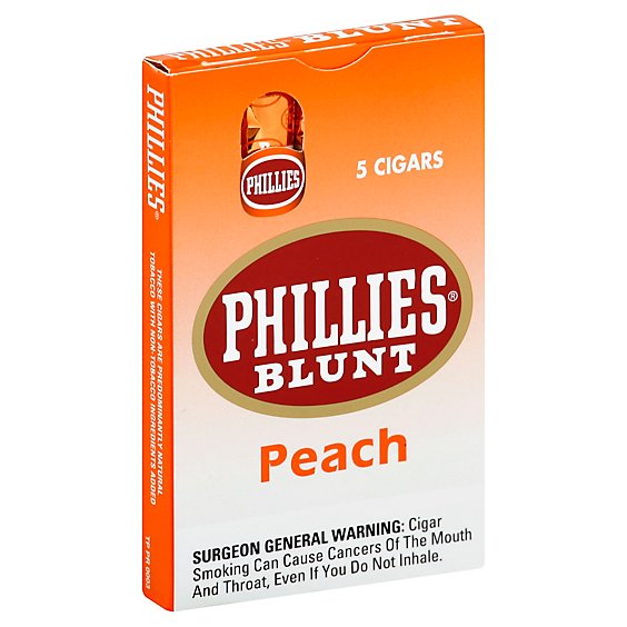 Phillies Peach Blunts - 5 Count