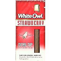 White Owl Demi Tip Strawberry Cigars - 5 Count - Image 1