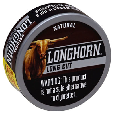 Longhorn Long Cut Natural Snuff 1 2 Oz Albertsons