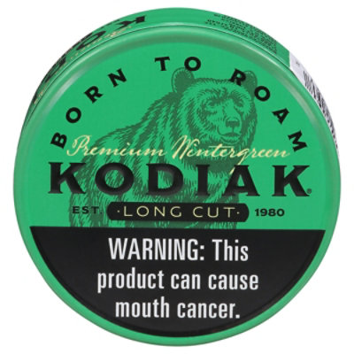 Kodiak Snuff Wintergreen - 1.2 Oz - Image 3