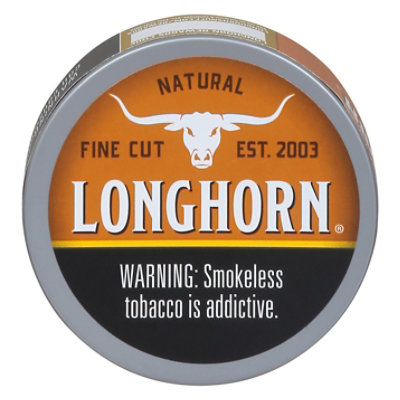 Longhorn Snuff Fine Cut Natural - 1.2 Oz - Image 3