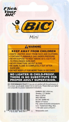 Bic Lighter Mini With Child Guard - 3 Count - Image 4