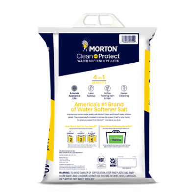 Morton Clean and Protect Water Softener Pellets Bag - 40 Lb - Image 5