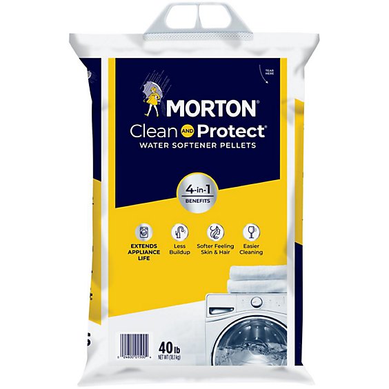 Morton Water Softening Pellets Patented System Saver II - 40 Lb