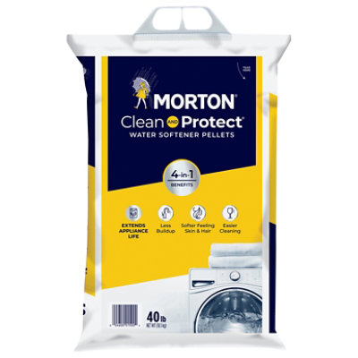 Morton Clean and Protect Water Softener Pellets Bag - 40 Lb - Image 2