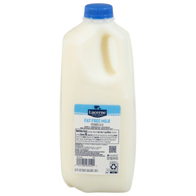 Lucerne Fat Free Milk - Half Gallon
