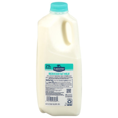Lucerne Milk Reduced Fat 2% Milkfat - 64 Fl. Oz. (package may vary)