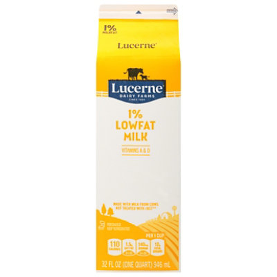 Lucerne Milk Lowfat 1% - 1 Quart