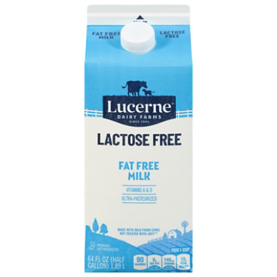 Lucerne Fat Free Milk Lactose Free - 64 Fl. Oz. - Image 3