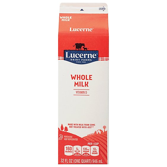 Lucerne Whole Milk - 1 Quart