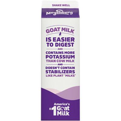 Meyenberg Fresh Whole Certified Humane Kosher Gluten Free Goat Milk - 1 Quart - Image 3