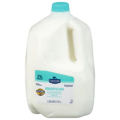 Lucerne Milk Reduced Fat 2% Milkfat 1 Gallon - 128 Fl. Oz. - Image 1