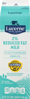 Lucerne Milk Reduced Fat 2% - 1 Quart - Image 6