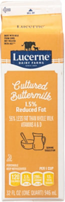 Lucerne Buttermilk Cultured Reduced Fat 1.5% - Quart - Image 7