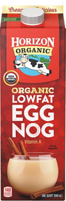 Horizon Organic Eggnog Lowfat 1 Quart - 32 Fl. Oz. - Image 2