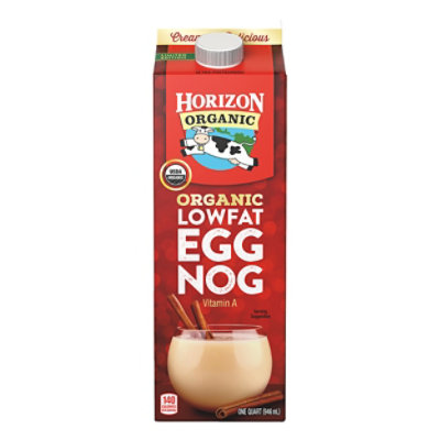 Horizon Organic Eggnog Lowfat 1 Quart - 32 Fl. Oz. - Image 1