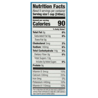 O Organics Fat Free Milk - Half Gallon - Image 3