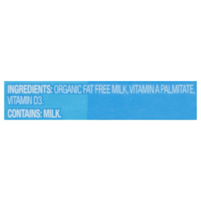 O Organics Fat Free Milk - Half Gallon - Image 4
