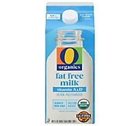 O Organics Organic Fat Free Milk - Half Gallon