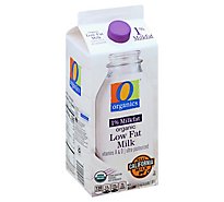 O Organics Organic Milk Lowfat 1% - Half Gallon