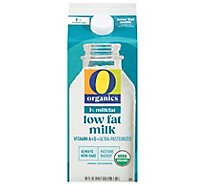 O Organics Organic Milk Low Fat 1% Milkfat - Half Gallon