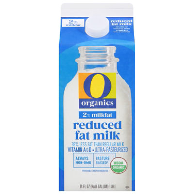 O Organics Milk Reduced Fat 2% Milkfat - Half Gallon - Image 2