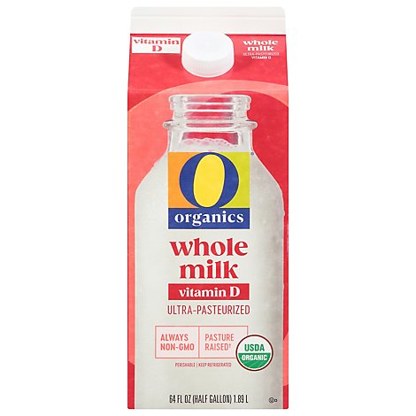 O Organics Organic Milk - Half Gallon
