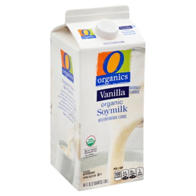 O Organics Organic Soymilk Vanilla Flavored - Half Gallon