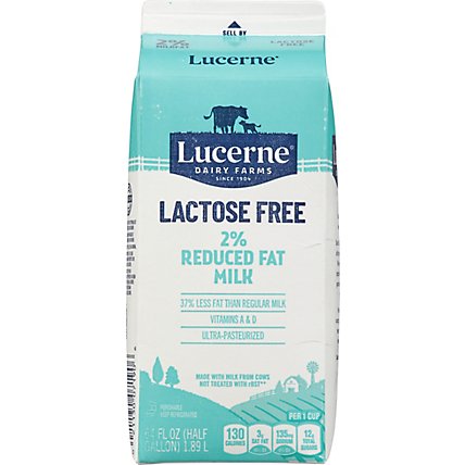 Lucerne Milk Reduced Fat Lactose Free - 64 Fl. Oz. - Image 3