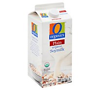 O Organics Organic Soymilk Plain - Half Gallon