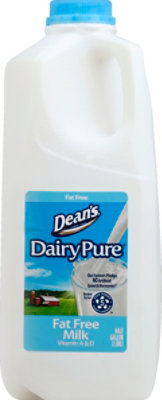 DairyPure Fat Free Milk - 0.5 Gallon
