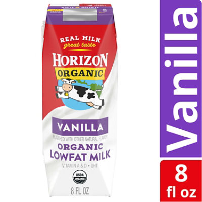 Horizon Organic 1% Lowfat UHT Vanilla Milk - 8 Fl. Oz.