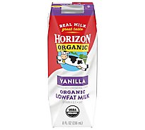 Horizon Organic Milk Aseptic Vanilla Lowfat - 8 Fl. Oz.