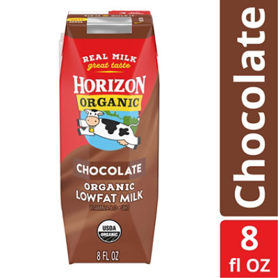 Horizon Organic 1% Lowfat UHT Chocolate Milk - 8 Fl. Oz. - Image 1