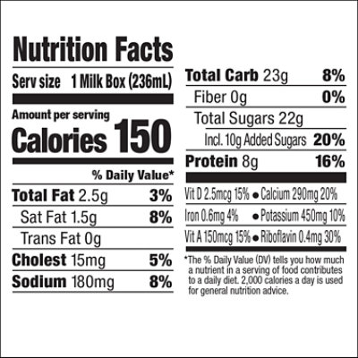 Horizon Organic Shelf-Stable 1% Lowfat Chocolate Milk Box - 8 Fl. Oz. - Image 4