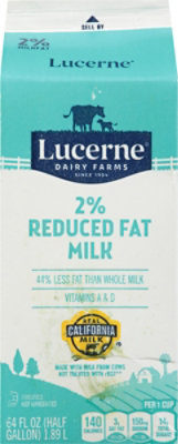 Lucerne Milk Reduced Fat 2% - Half Gallon - Image 6