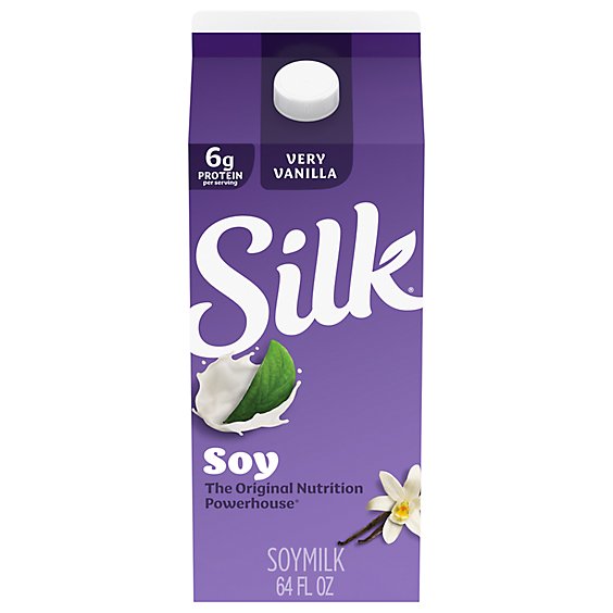 Silk Soymilk Very Vanilla - 64 Fl. Oz.