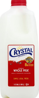 Crystal Whole Milk - Half Gallon - Image 2