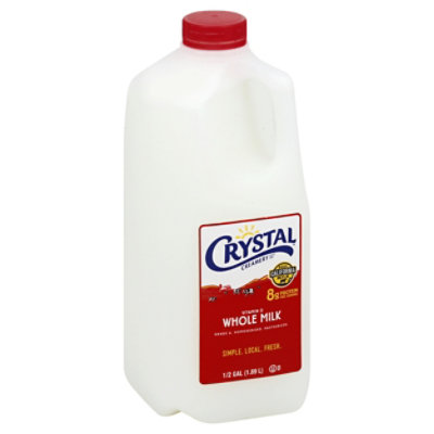 Crystal Whole Milk - Half Gallon - Image 1